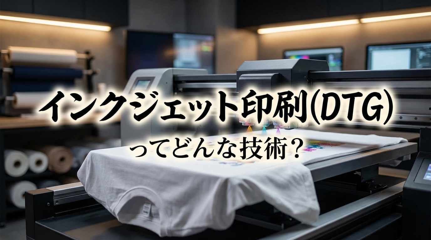 インクジェット印刷(DTG)ってどんな技術？