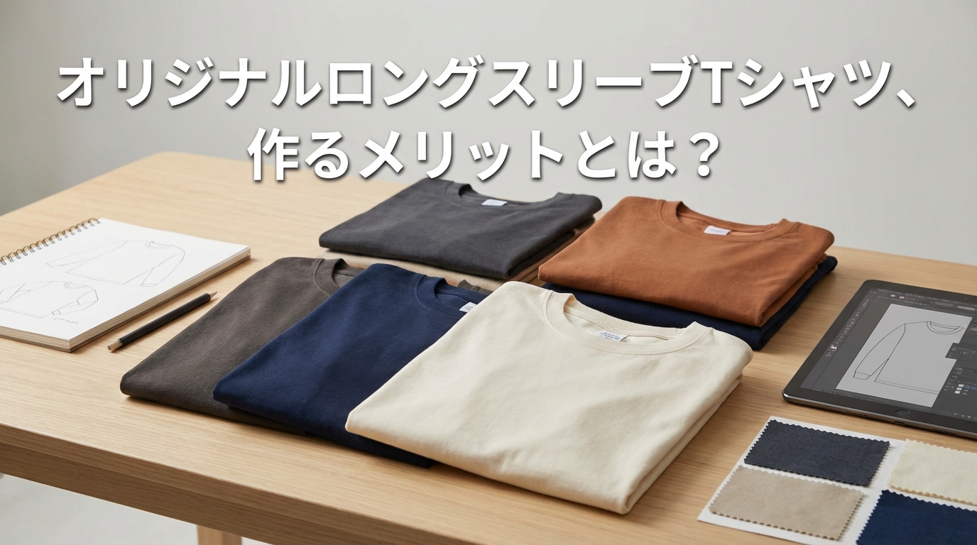 オリジナルロングスリーブTシャツ、作るメリットとは？