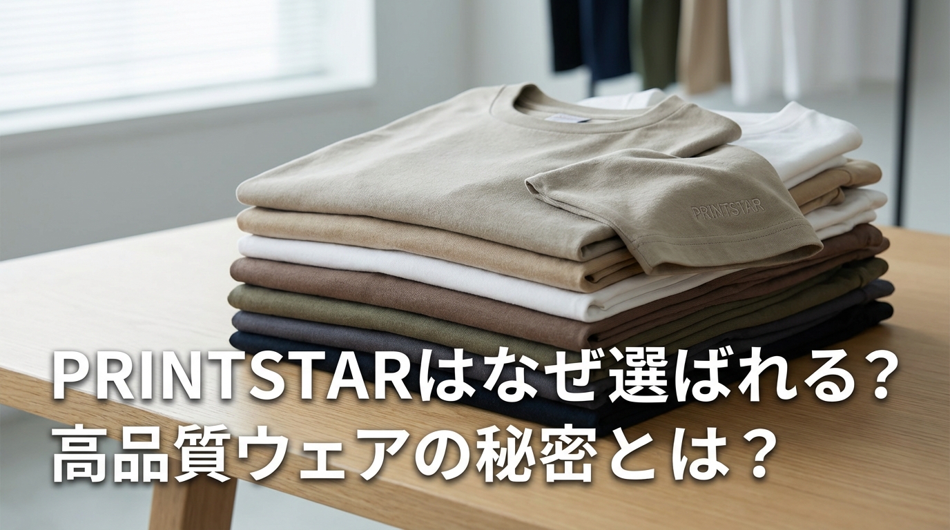 PRINTSTARはなぜ選ばれる?高品質ウェアの秘密とは?