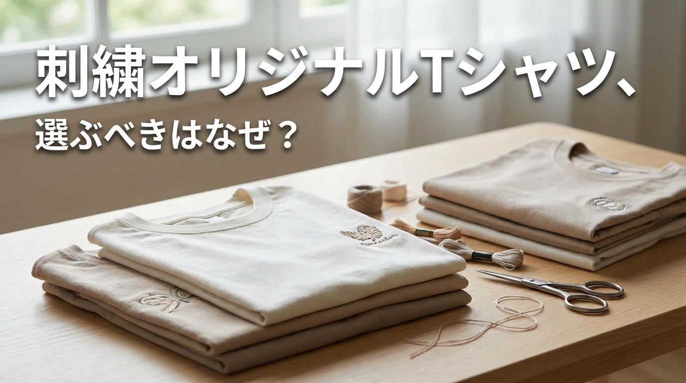 刺繍オリジナルTシャツ、選ぶべきはなぜ？