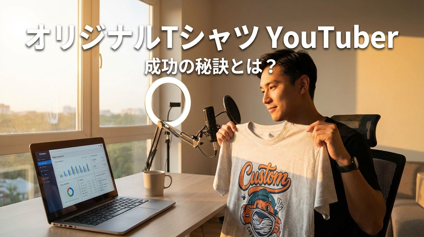 オリジナルTシャツ YouTuber、成功の秘訣とは?