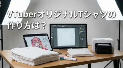 VTuberオリジナルTシャツの作り方は？