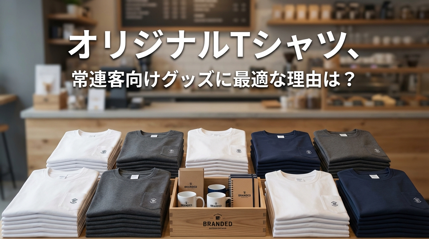 オリジナルTシャツ、常連客向けグッズに最適な理由は？