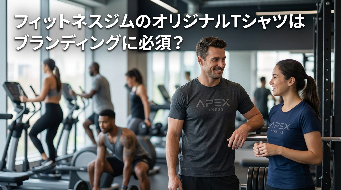 フィットネスジムのオリジナルTシャツはブランディングに必須?