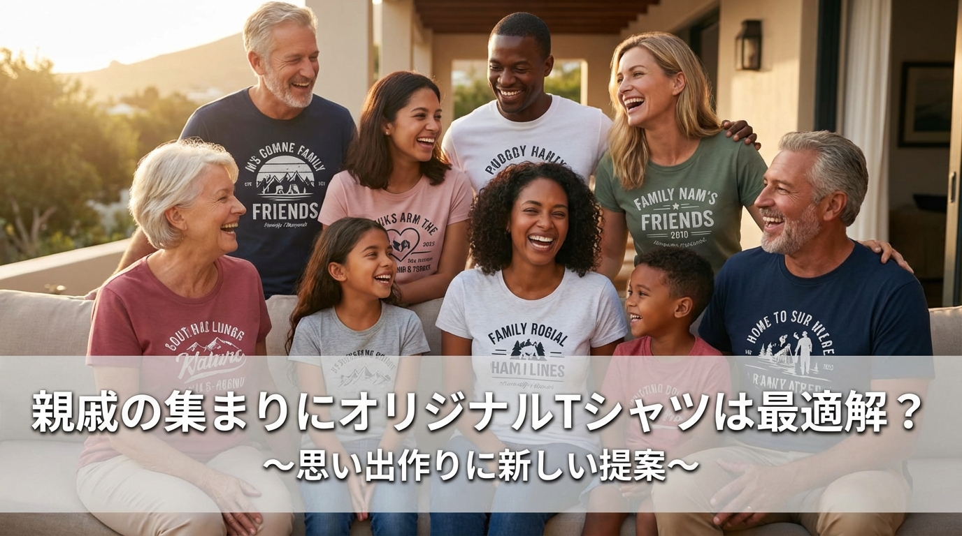 親戚の集まりにオリジナルTシャツは最適解？