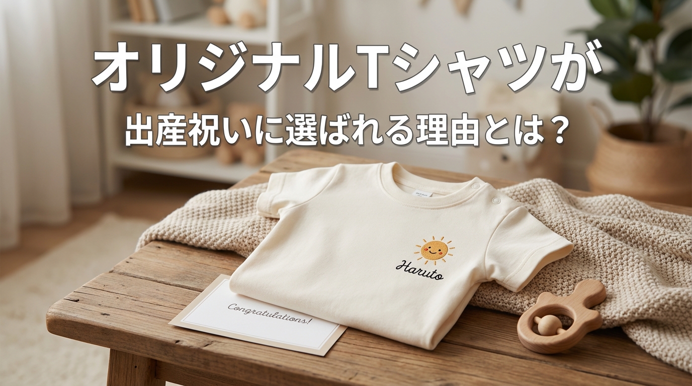 オリジナルTシャツが出産祝いに選ばれる理由とは？