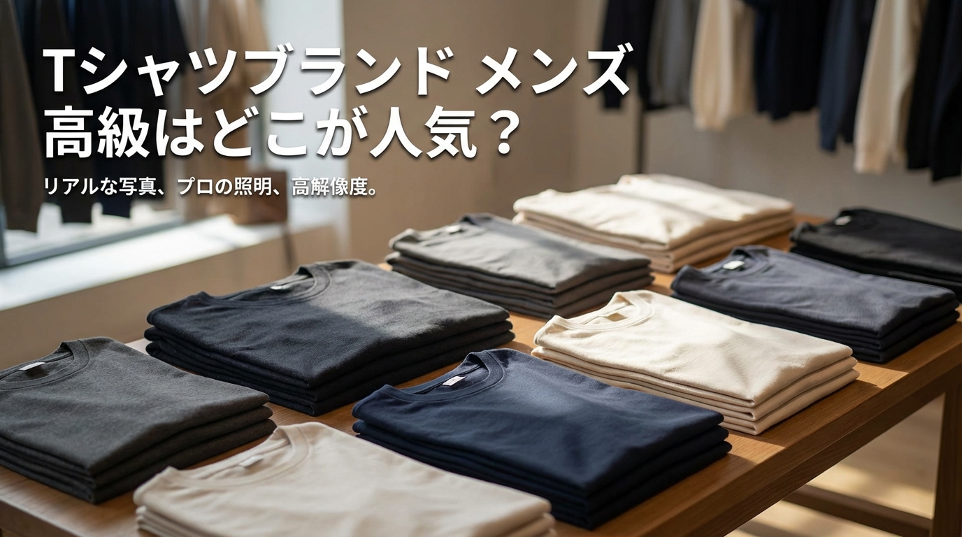 tシャツブランド メンズ 高級はどこが人気?