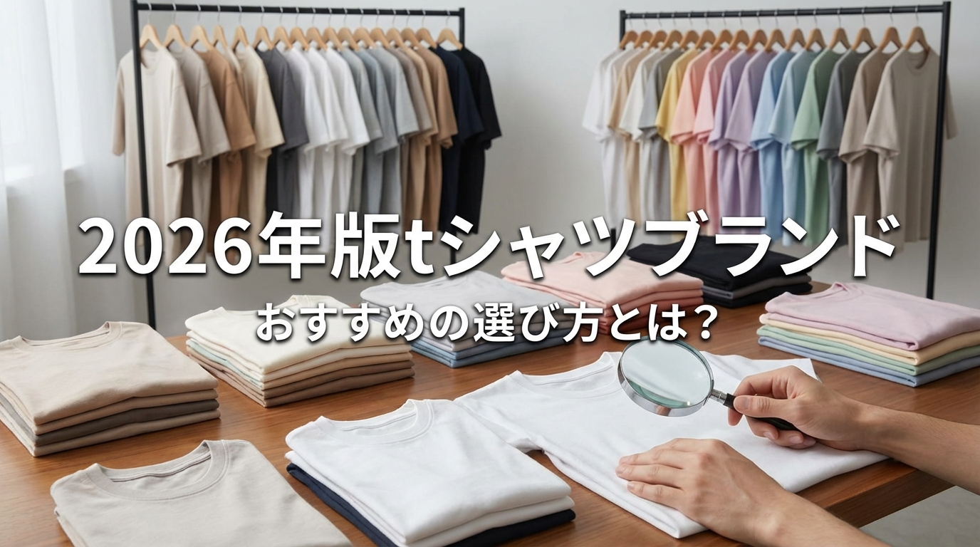 2026年版tシャツブランド おすすめの選び方とは?
