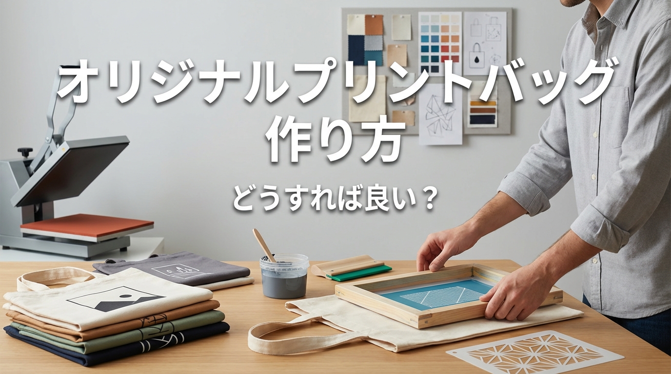 オリジナルプリントバッグ 作り方、どうすれば良い?