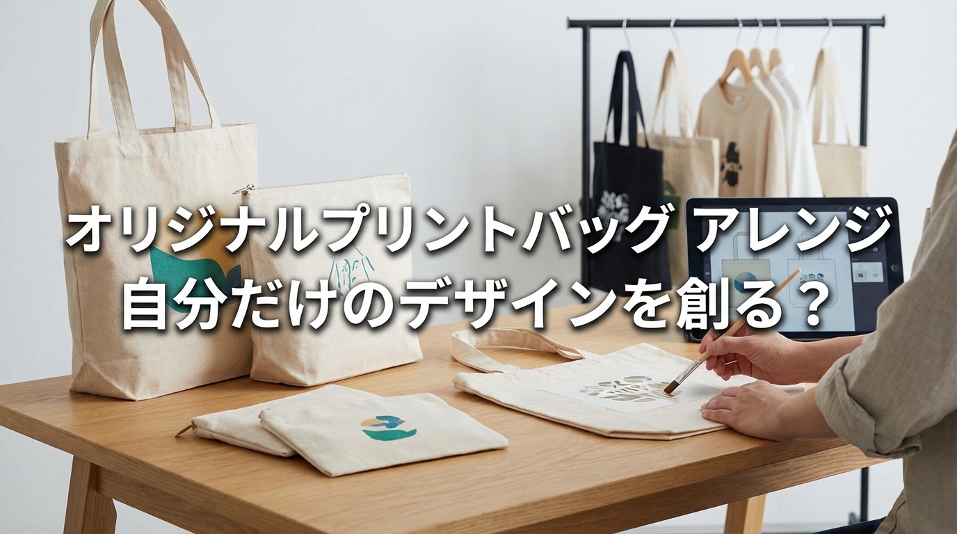 オリジナルプリントバッグ アレンジ、自分だけのデザインを創る？
