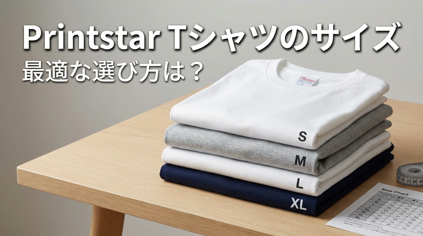 Printstar Tシャツのサイズ、最適な選び方は？