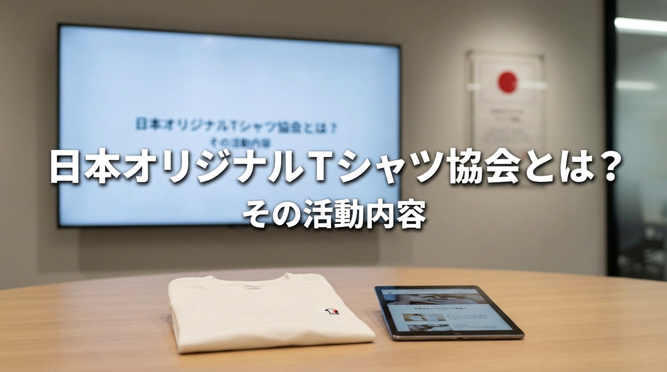 日本オリジナルＴシャツ協会とは？その活動内容