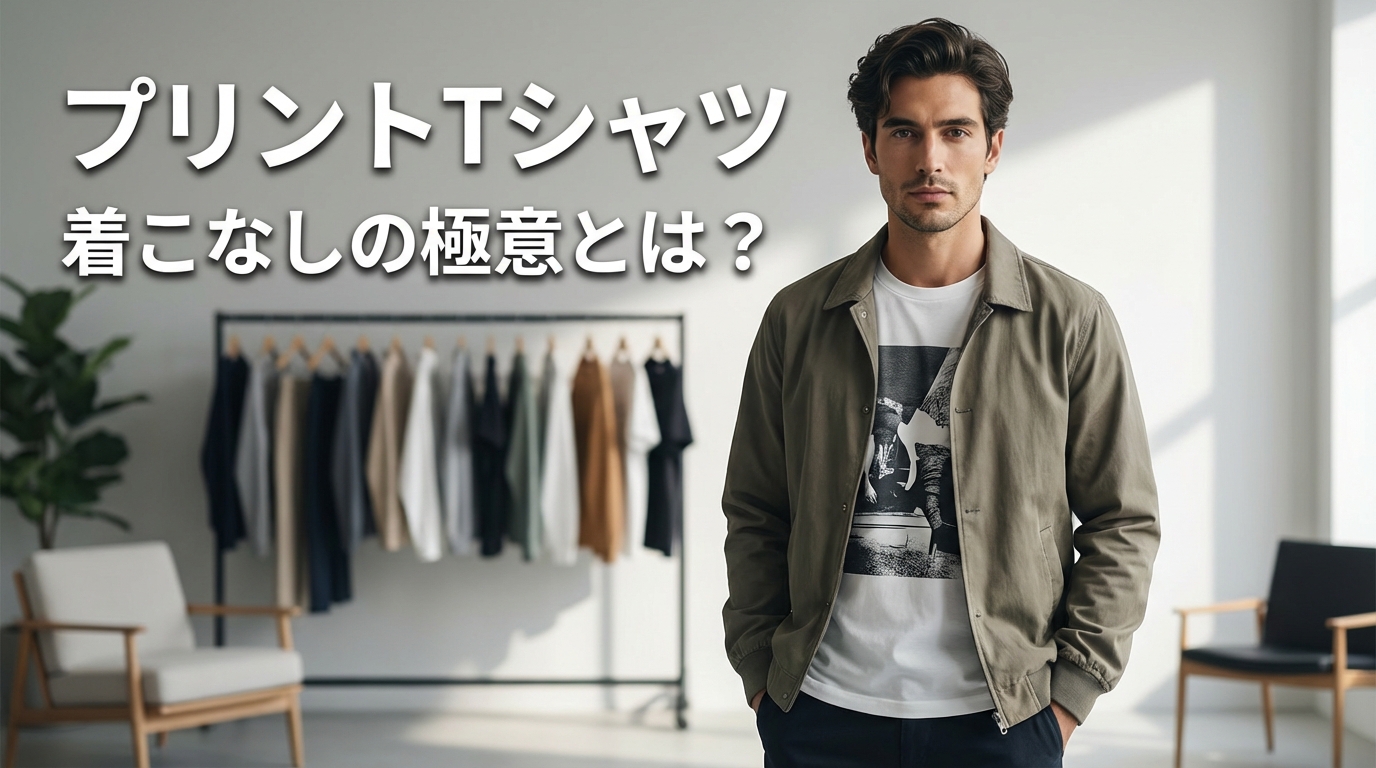 プリントTシャツ、着こなしの極意とは？