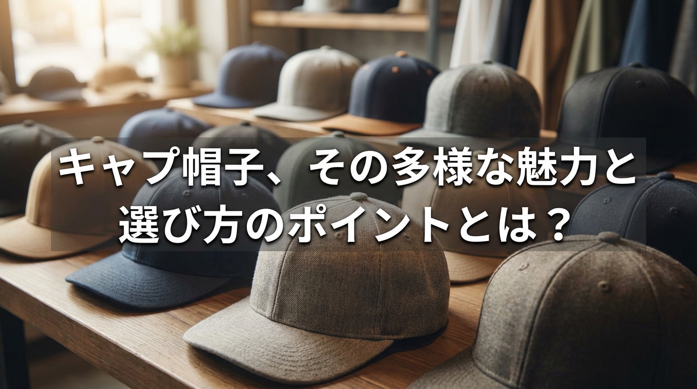 キャプ帽子、その多様な魅力と選び方のポイントとは?
