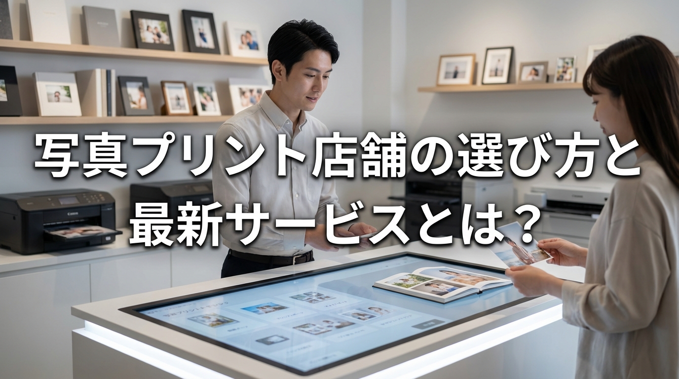 写真プリント店舗の選び方と最新サービスとは?