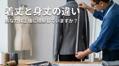 着丈と身丈の違い、あなたは正確に理解していますか？