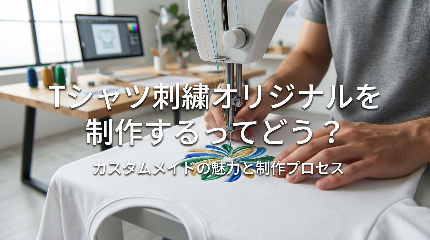 Tシャツ刺繍オリジナルを制作するってどう？