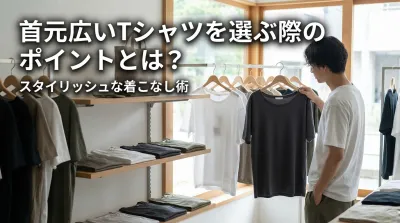 首元広いTシャツを選ぶ際のポイントとは？