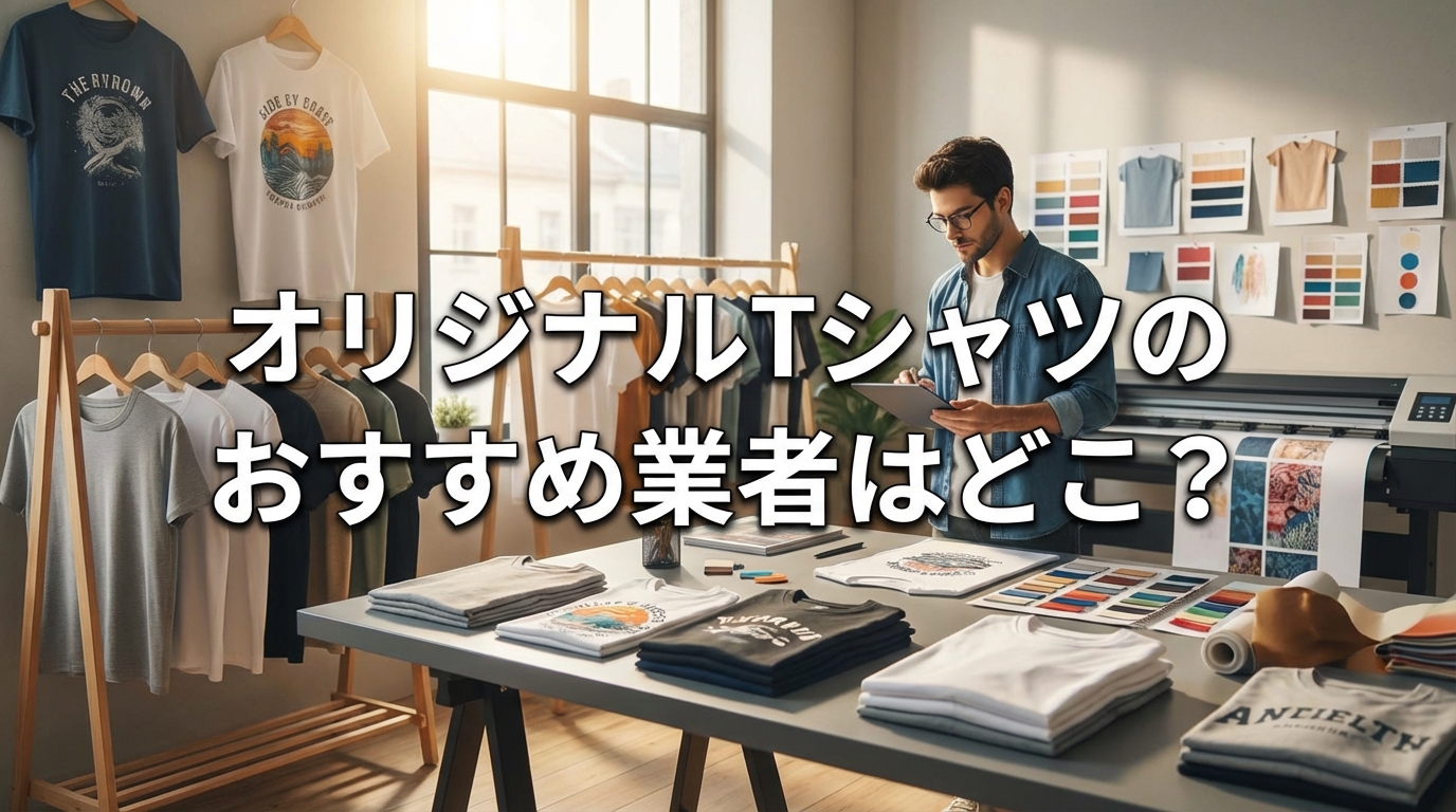 オリジナルTシャツのおすすめ業者はどこ？