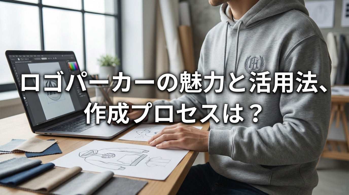 ロゴパーカーの魅力と活用法、作成プロセスは？