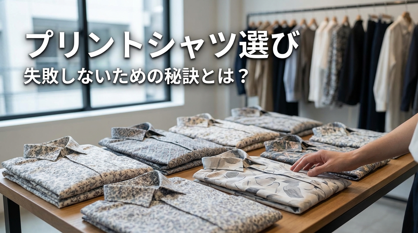 プリントシャツ選び、失敗しないための秘訣とは？
