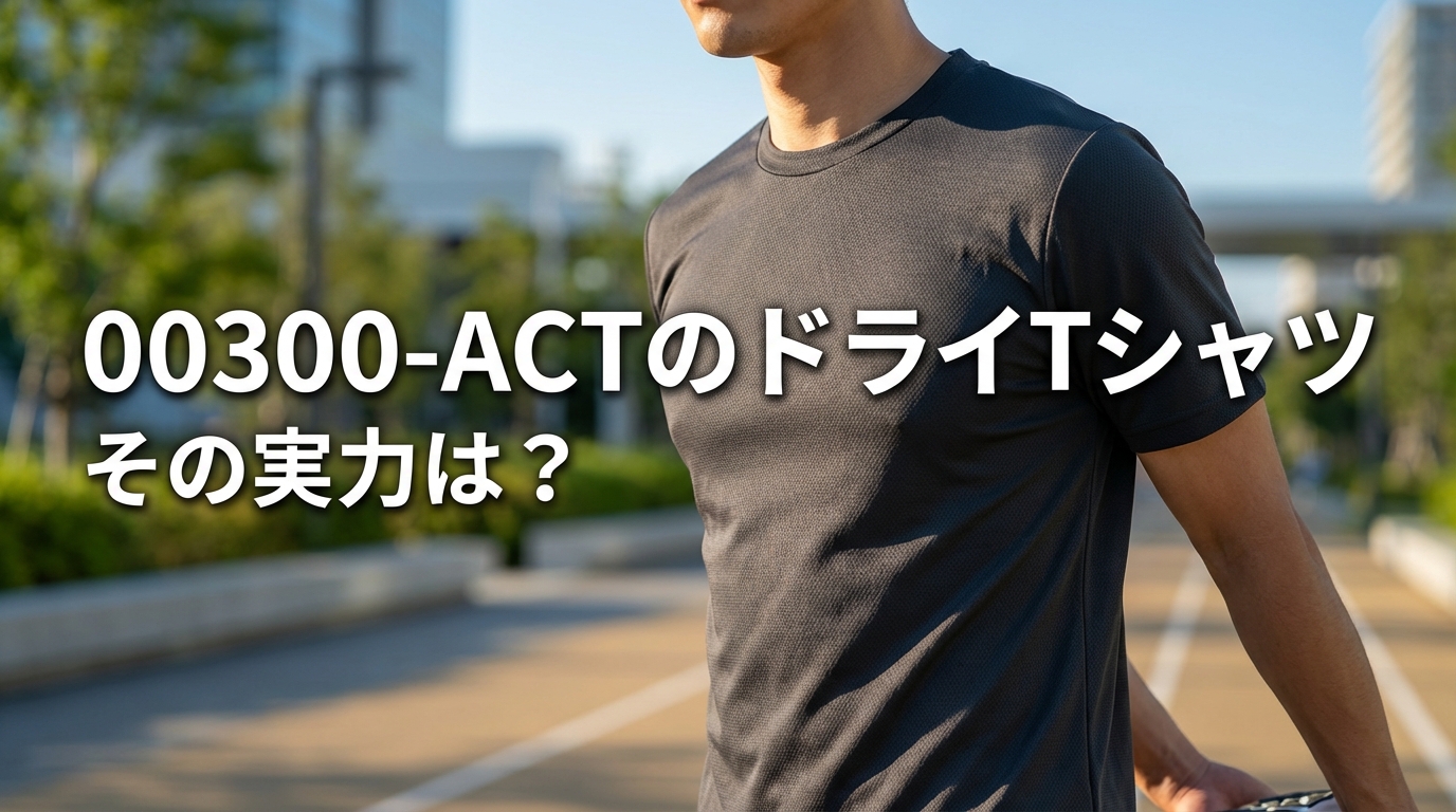 00300-ACTのドライTシャツ、その実力は?