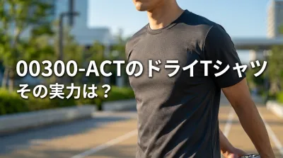00300-ACTのドライTシャツ、その実力は？