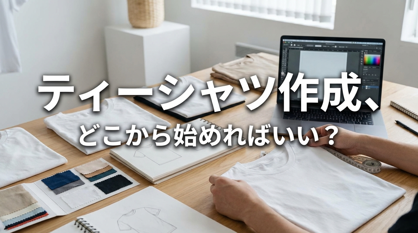 ティーシャツ作成、どこから始めればいい?