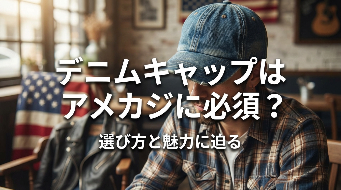 デニムキャップはアメカジに必須？選び方と魅力に迫る