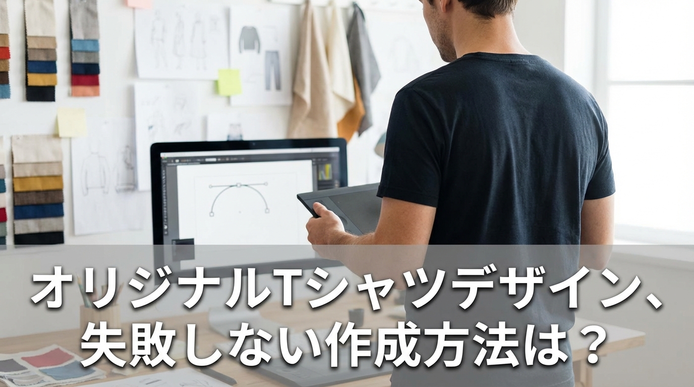オリジナルTシャツデザイン、失敗しない作成方法は?