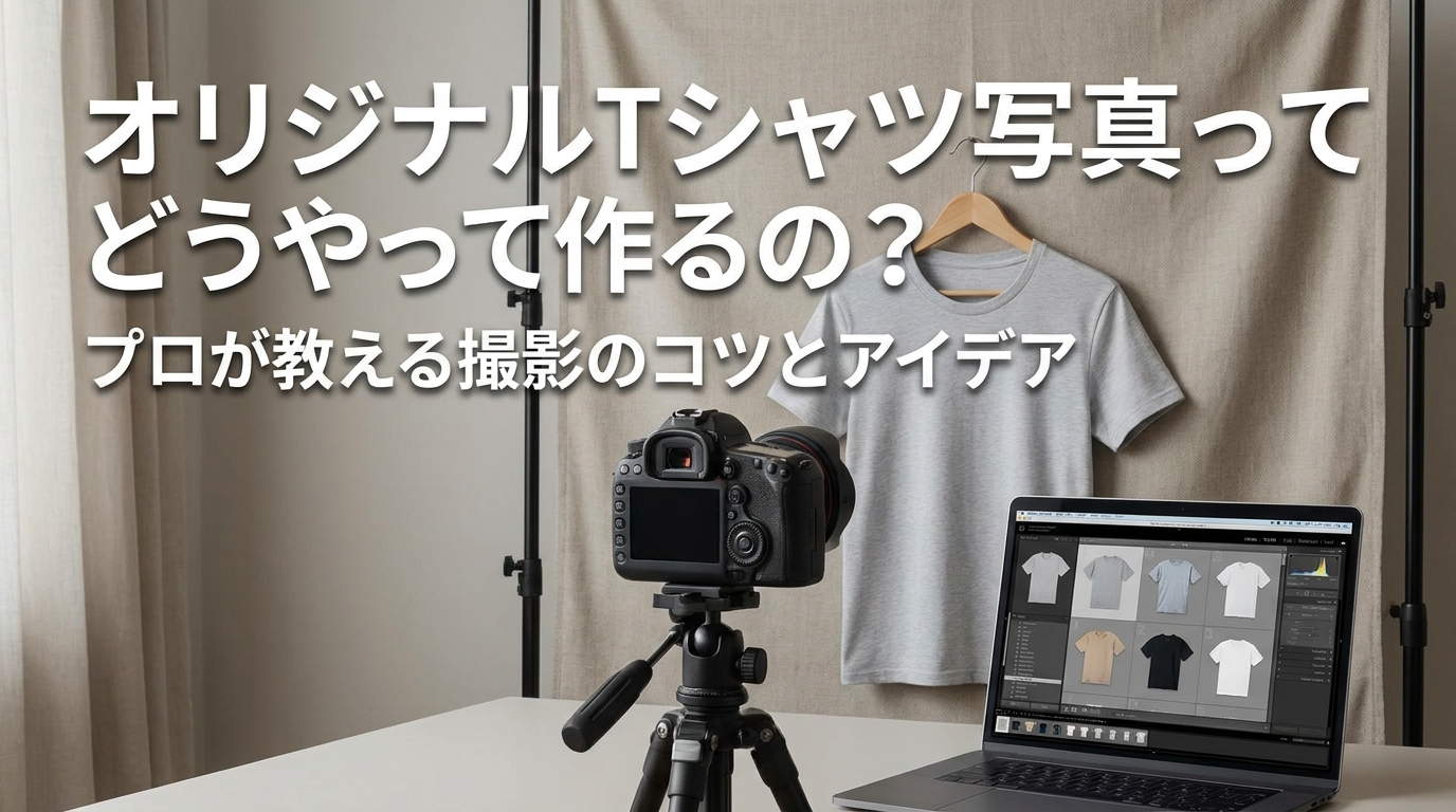 オリジナルTシャツ写真ってどうやって作るの？