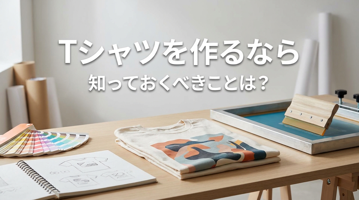 Tシャツを作るなら知っておくべきことは？