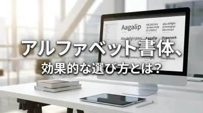 アルファベット書体、効果的な選び方とは？