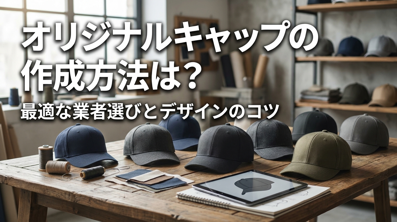 オリジナルキャップの作成方法は？最適な業者選びとデザインのコツ