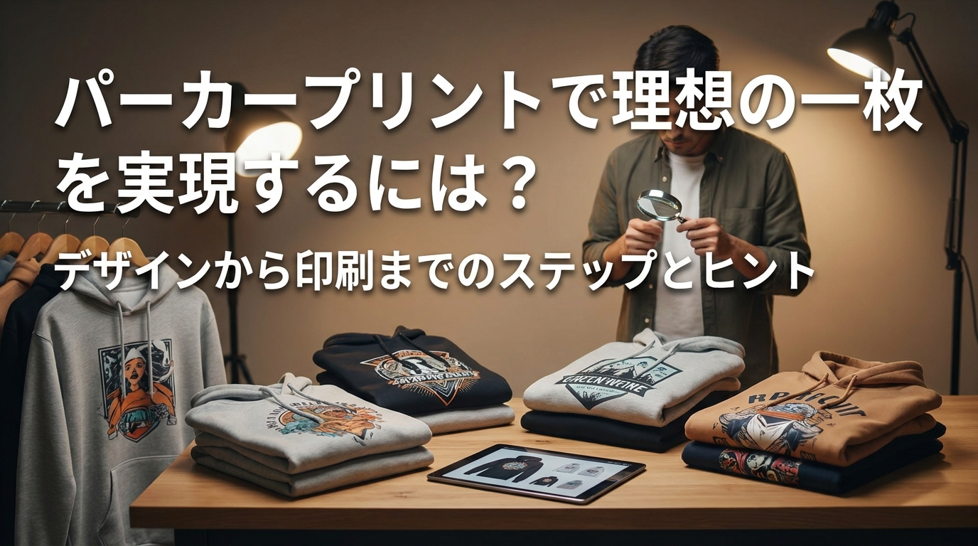 パーカープリントで理想の一枚を実現するには？