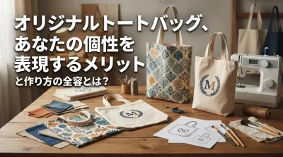 オリジナルトートバッグ、あなたの個性を表現するメリットと作り方の全容とは？