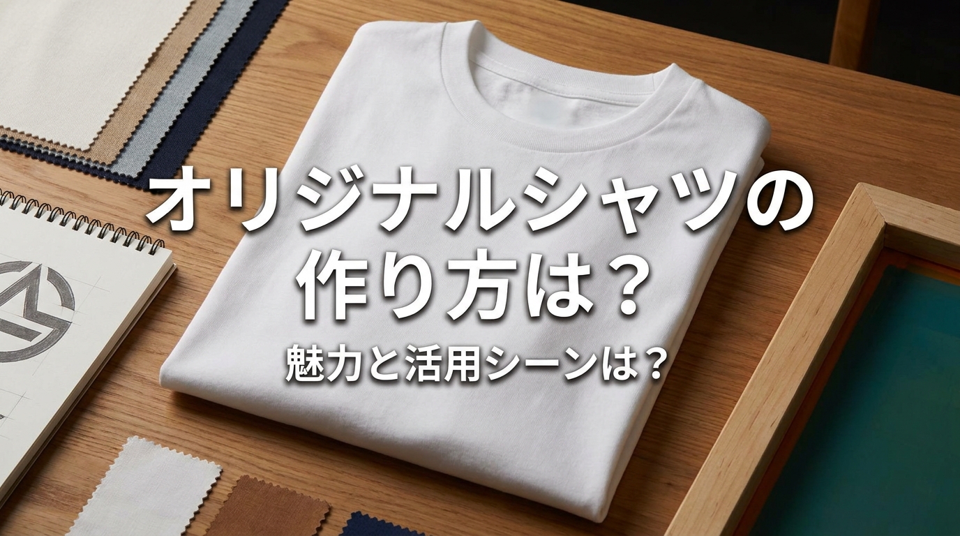オリジナルシャツの作り方は？魅力と活用シーンは？