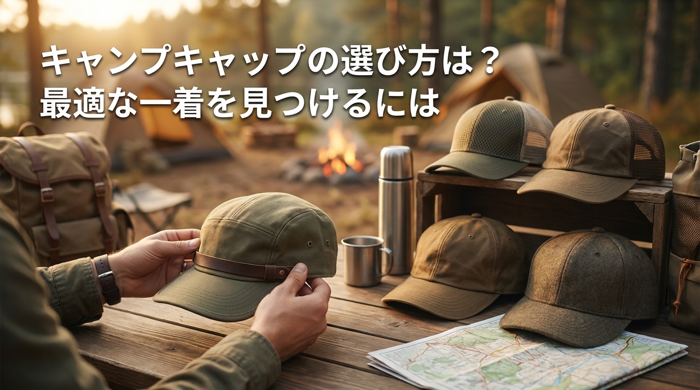 キャンプキャップの選び方は？最適な一着を見つけるには
