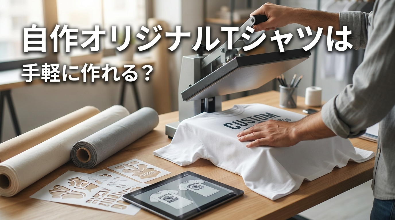 自作オリジナルTシャツは手軽に作れる？
