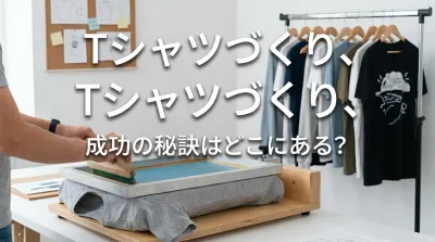 tシャツづくり、成功の秘訣はどこにある？