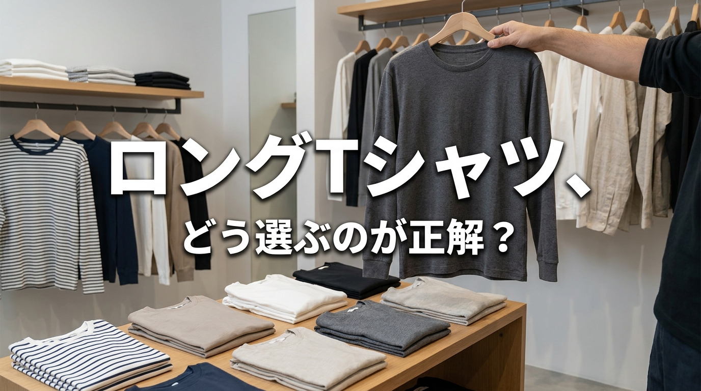 ロングtシャツ、どう選ぶのが正解？