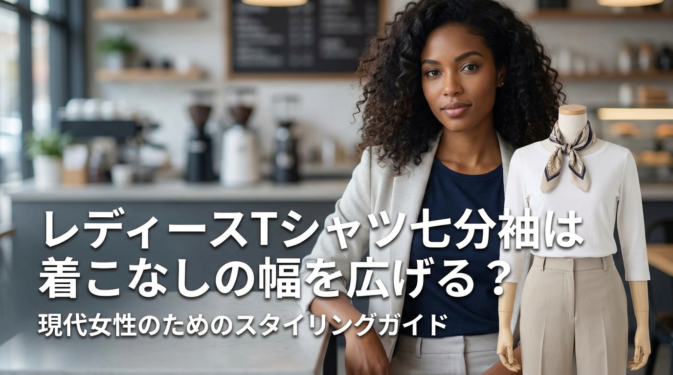レディースTシャツ七分袖は着こなしの幅を広げる？