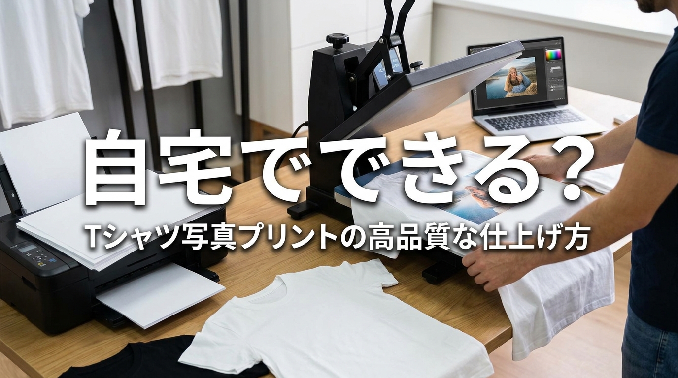 t シャツに写真プリントは自宅でもできる?高品質に仕上げる方法とは