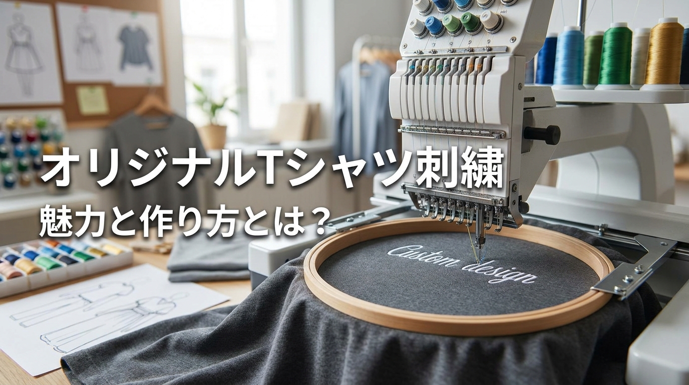 オリジナルTシャツ刺繍、魅力と作り方とは？