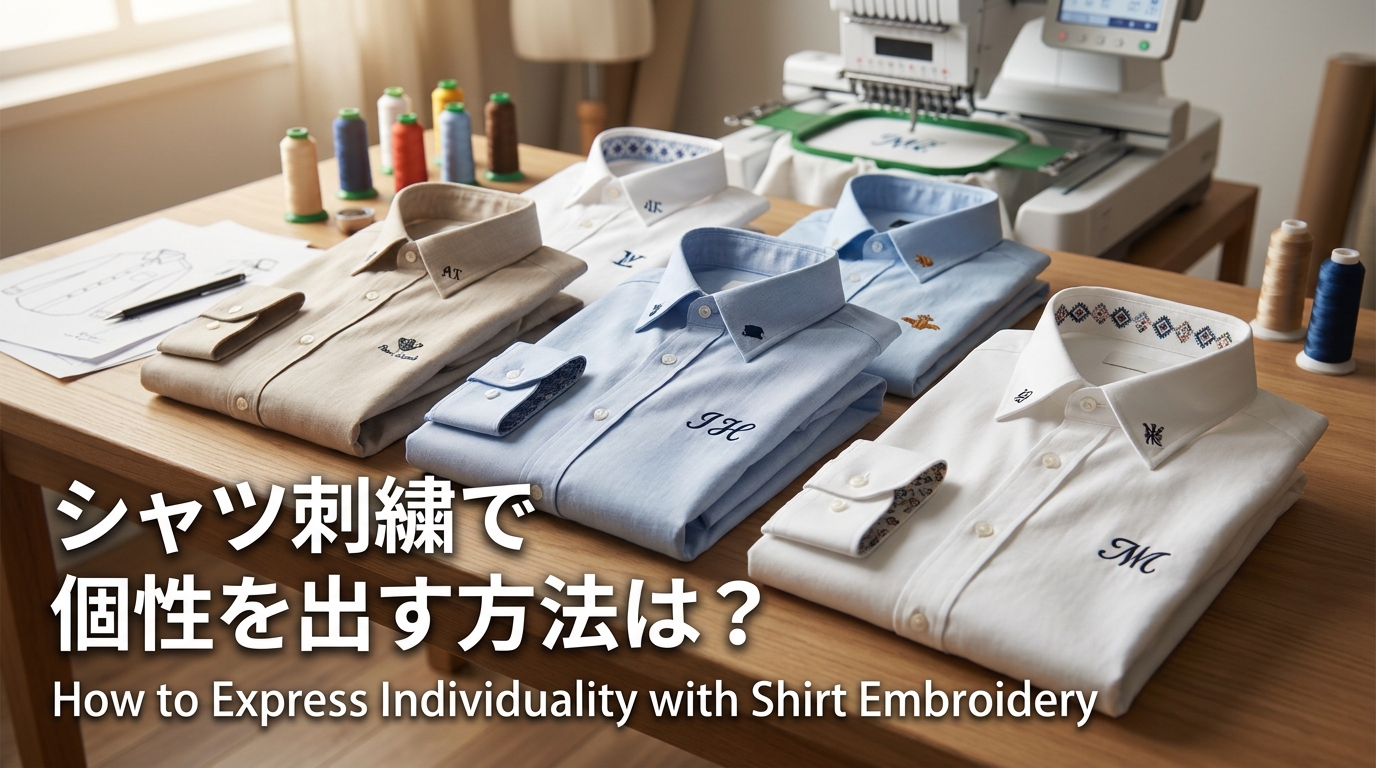 シャツ刺繍で個性を出す方法は？