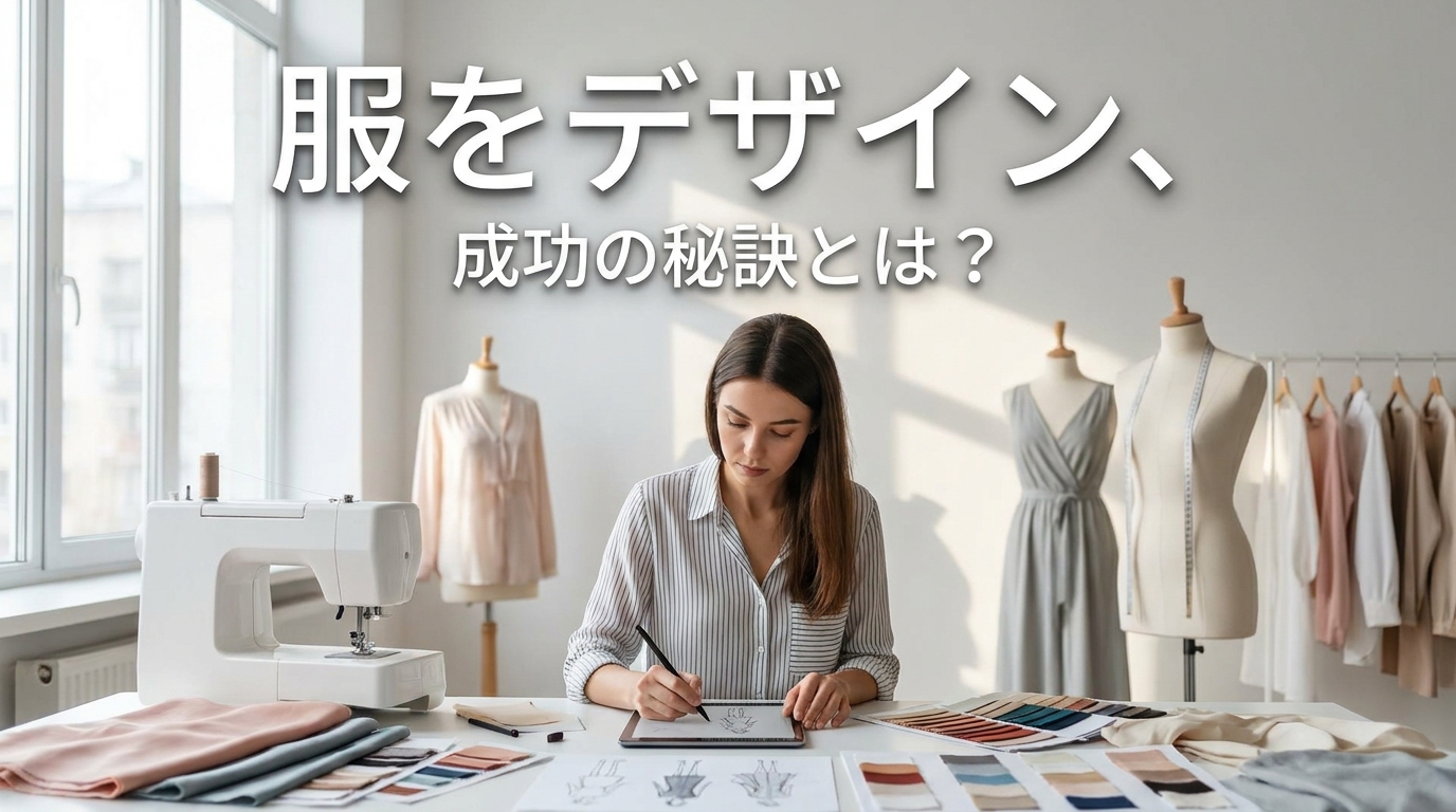 服をデザイン、成功の秘訣とは?