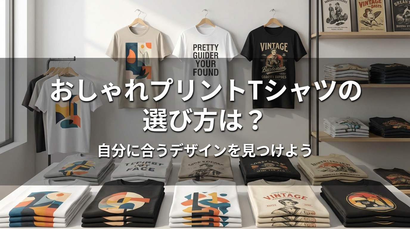 おしゃれプリントTシャツの選び方は?