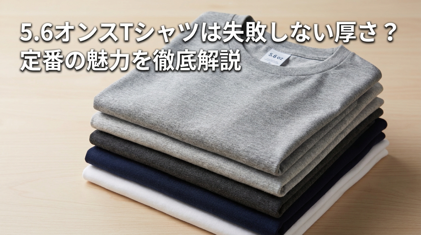 5.6オンスTシャツは失敗しない厚さ?定番の魅力を徹底解説