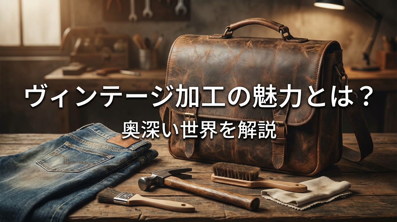 ヴィンテージ加工の魅力とは?奥深い世界を解説