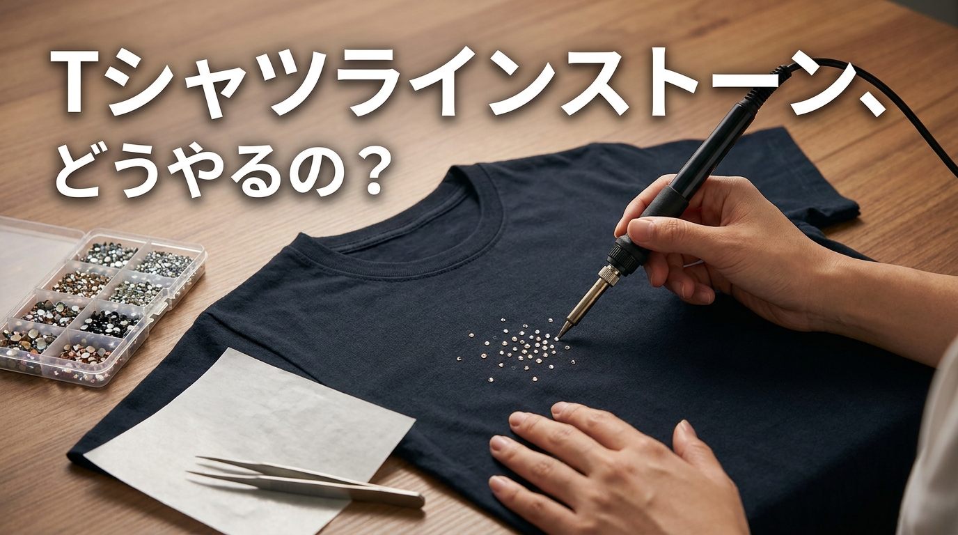 Tシャツラインストーン、どうやるの?